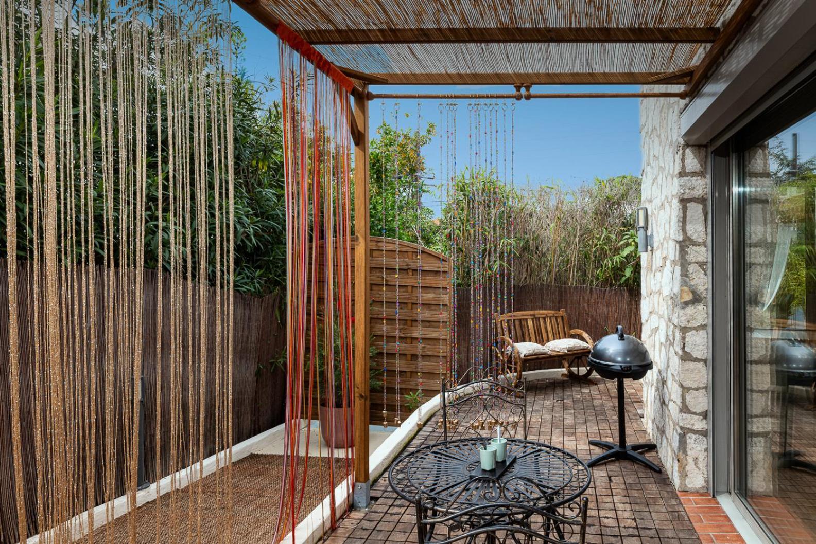 Studio Terrasse La Roulotte Du Tzigane Mandara Beach Antibes Juan-Les-Pins Extérieur photo
