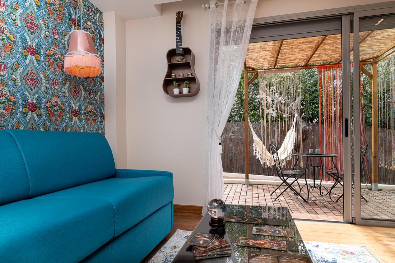 Studio Terrasse La Roulotte Du Tzigane Mandara Beach Antibes Juan-Les-Pins Extérieur photo